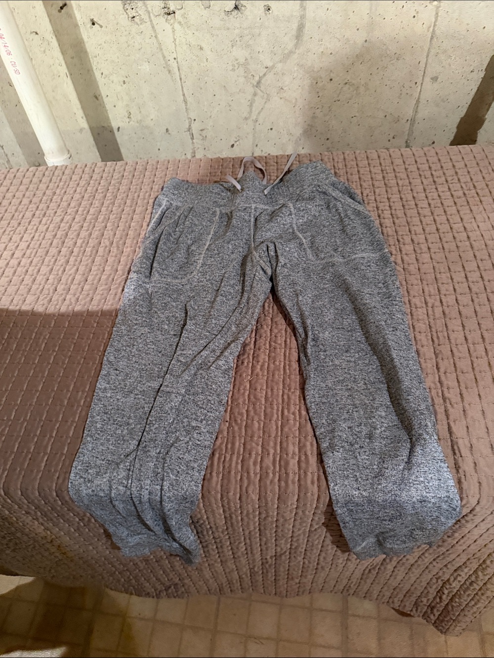Girls' Grey Cozy Sweatpants - Casual Kids Bottoms